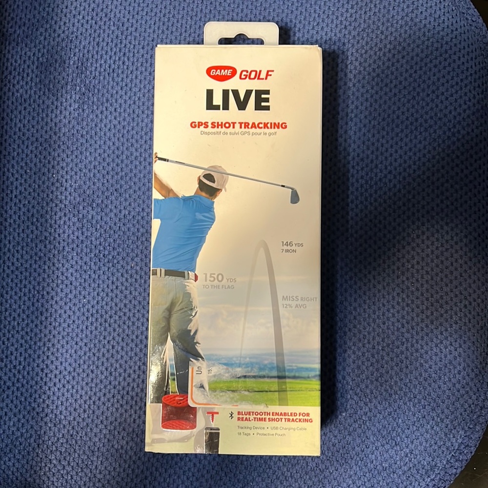 GAME GOLF LIVE GPS Shot Tracker New in Box